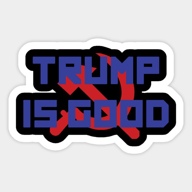 trump and putin Sticker by Yaman